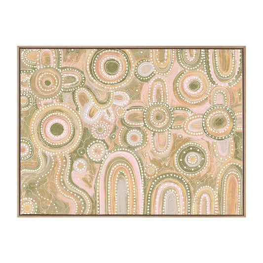 Yinaagang Multicolour Landscape Art Print