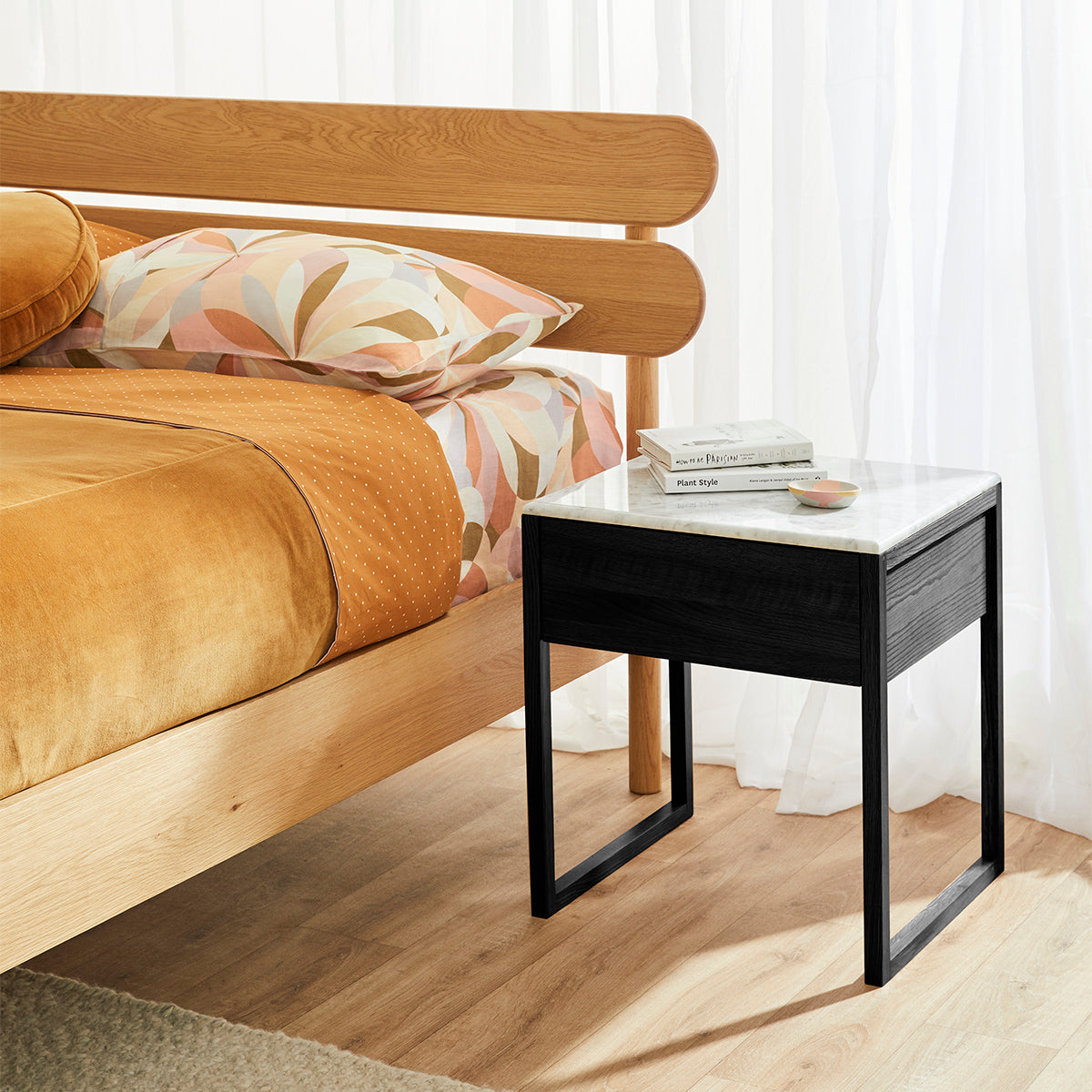 Avalon Marble Bedside Table