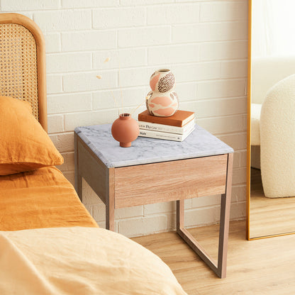 Avalon Marble Bedside Table