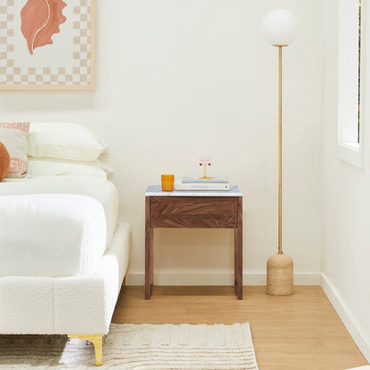Avalon Marble Bedside Table