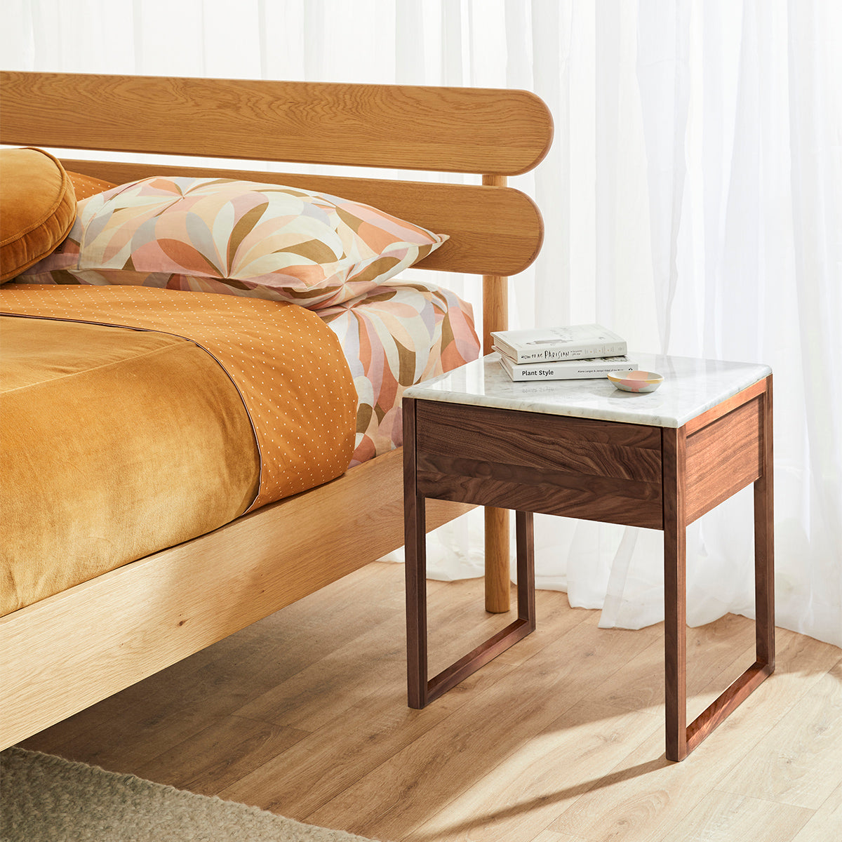 Avalon Marble Bedside Table