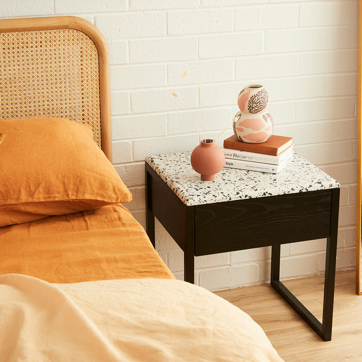 Avalon Terrazzo Bedside Table