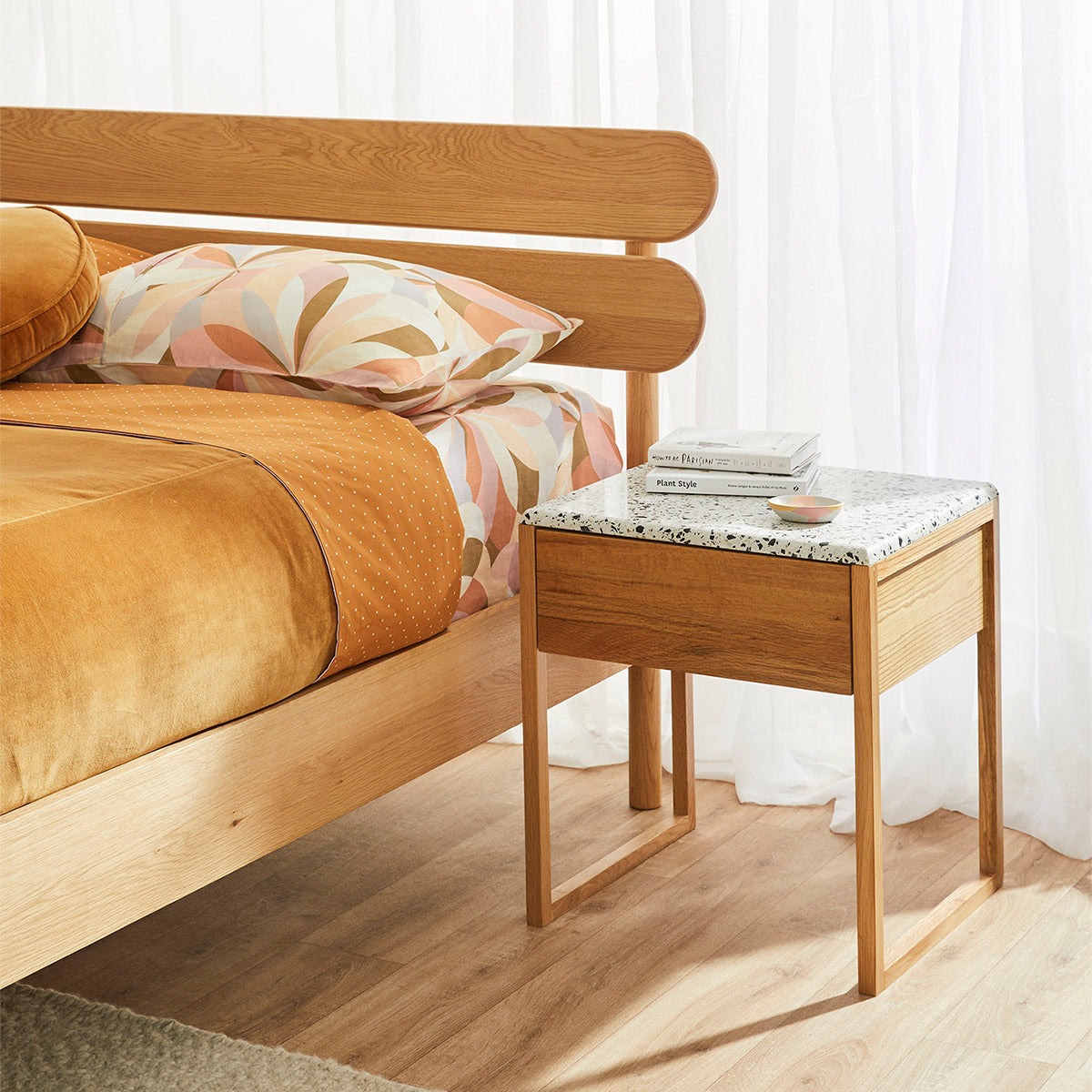 Avalon Terrazzo Bedside Table