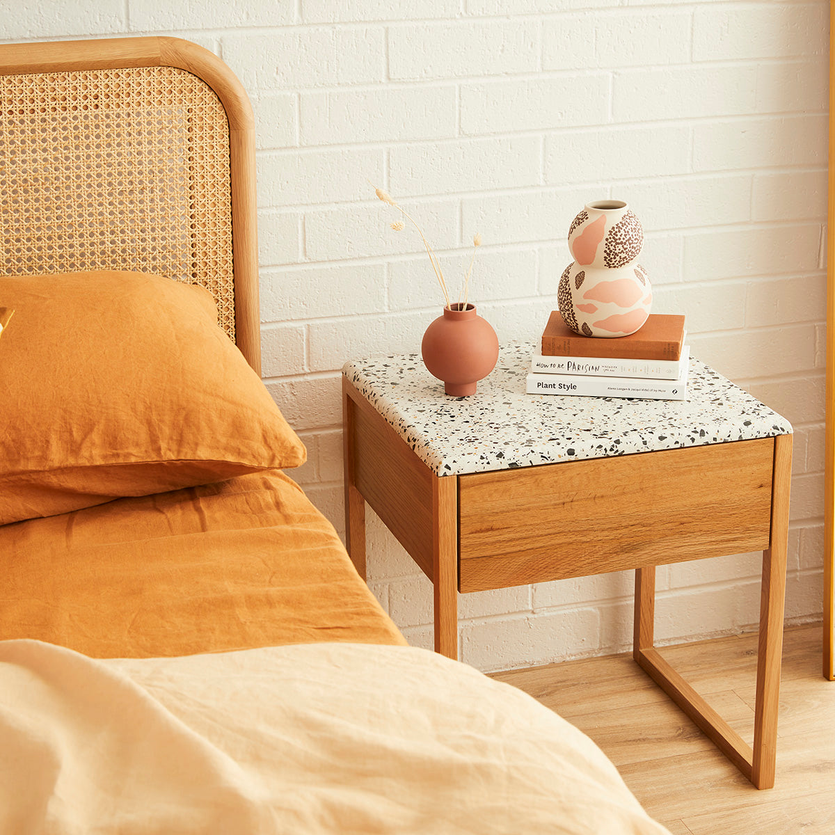 Avalon Terrazzo Bedside Table