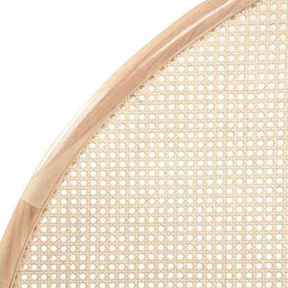 Avery Arch Rattan Double Bed (Oak)