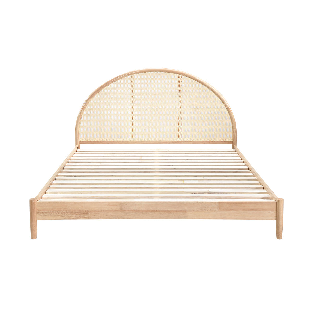 Avery Arch Rattan King Bed (Oak)