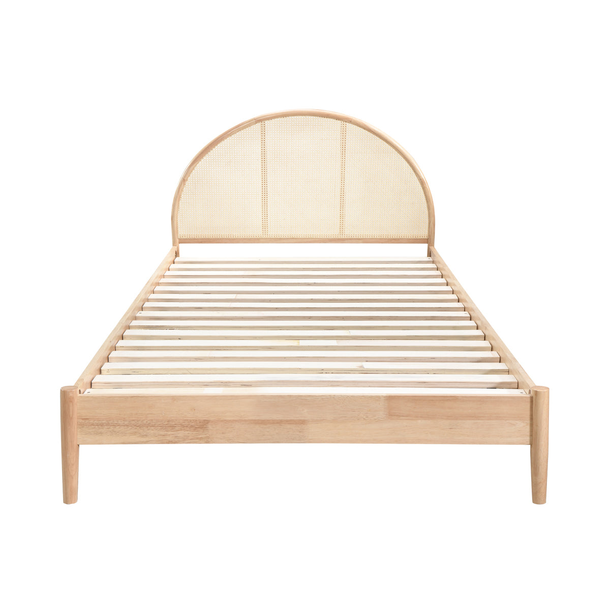 Avery Arch Rattan King Single Bed (Oak)