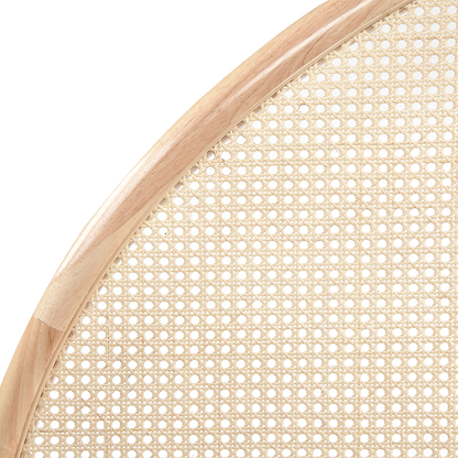 Avery Arch Rattan Single Bed (Oak)