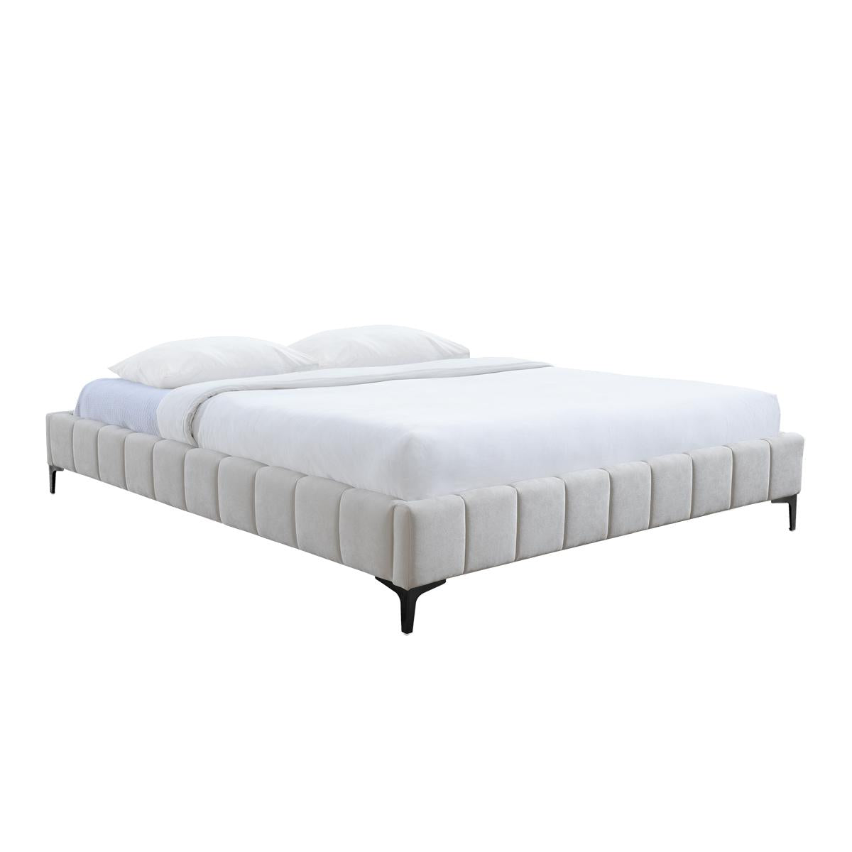 Georgia Fabric King Bed Frame