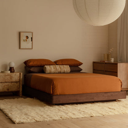 Kami Timber Platform Double Bed Frame