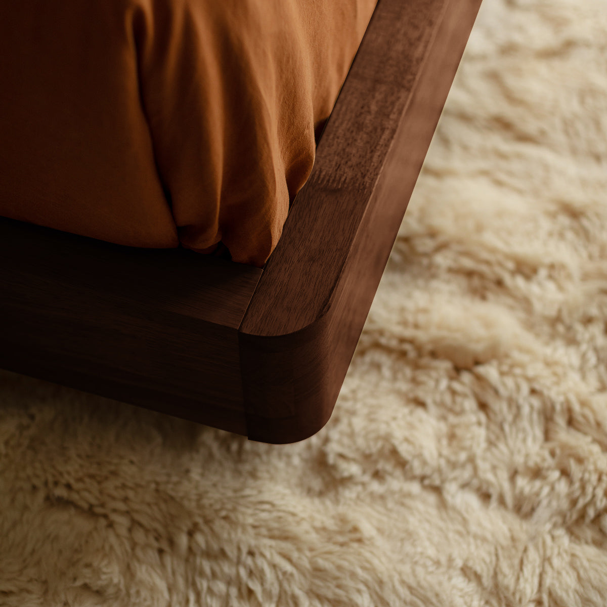 Kami Timber Platform Double Bed Frame