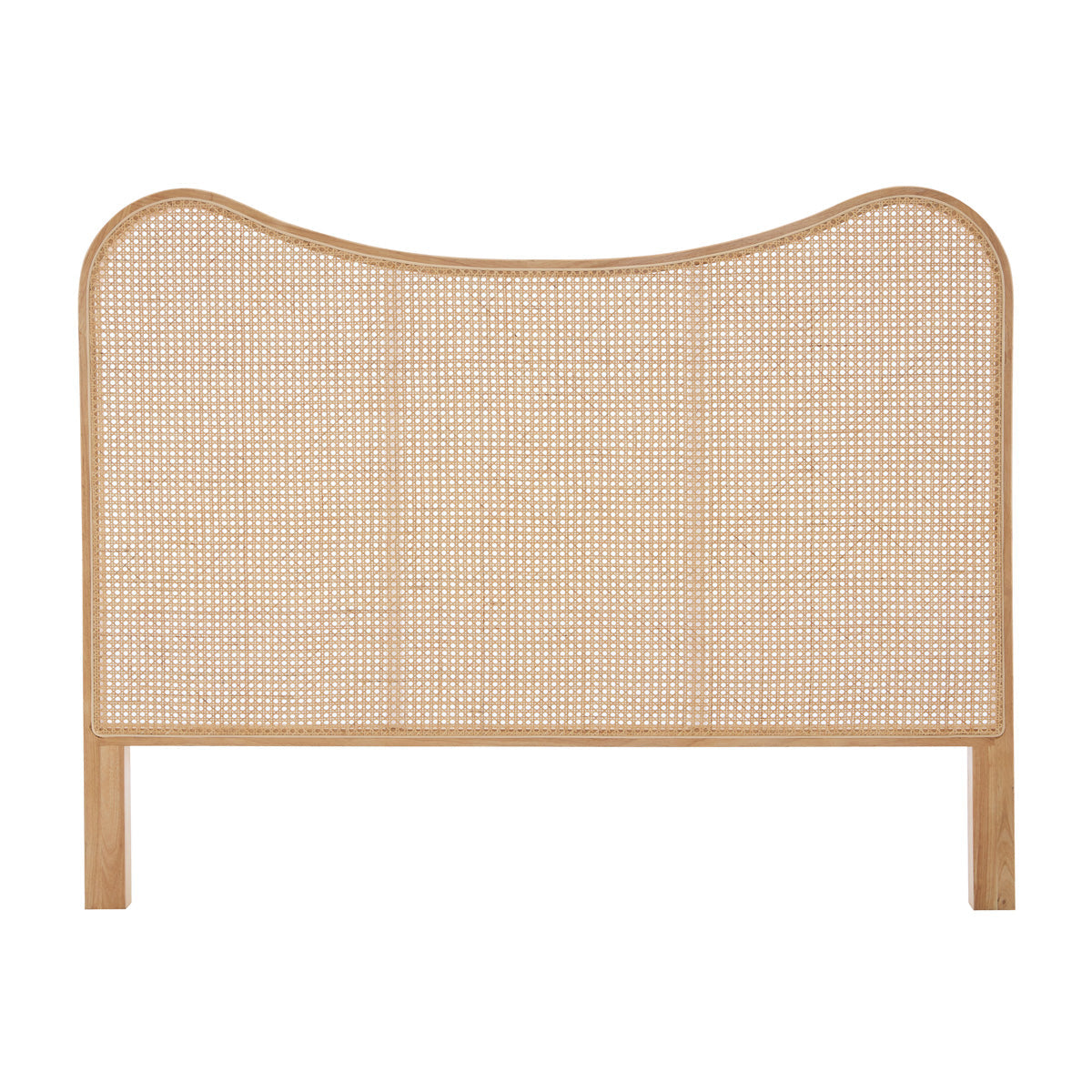 Capri Rattan Curve Bed Head