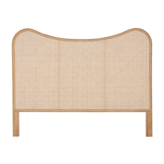 Capri Rattan Curve Bed Head