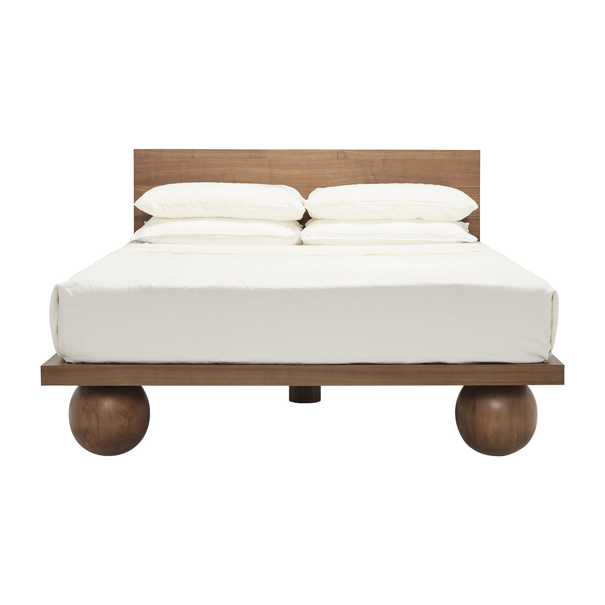 Yoko Queen Bed (Walnut Natural)