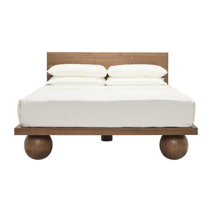 Yoko King Bed (Walnut Natural)