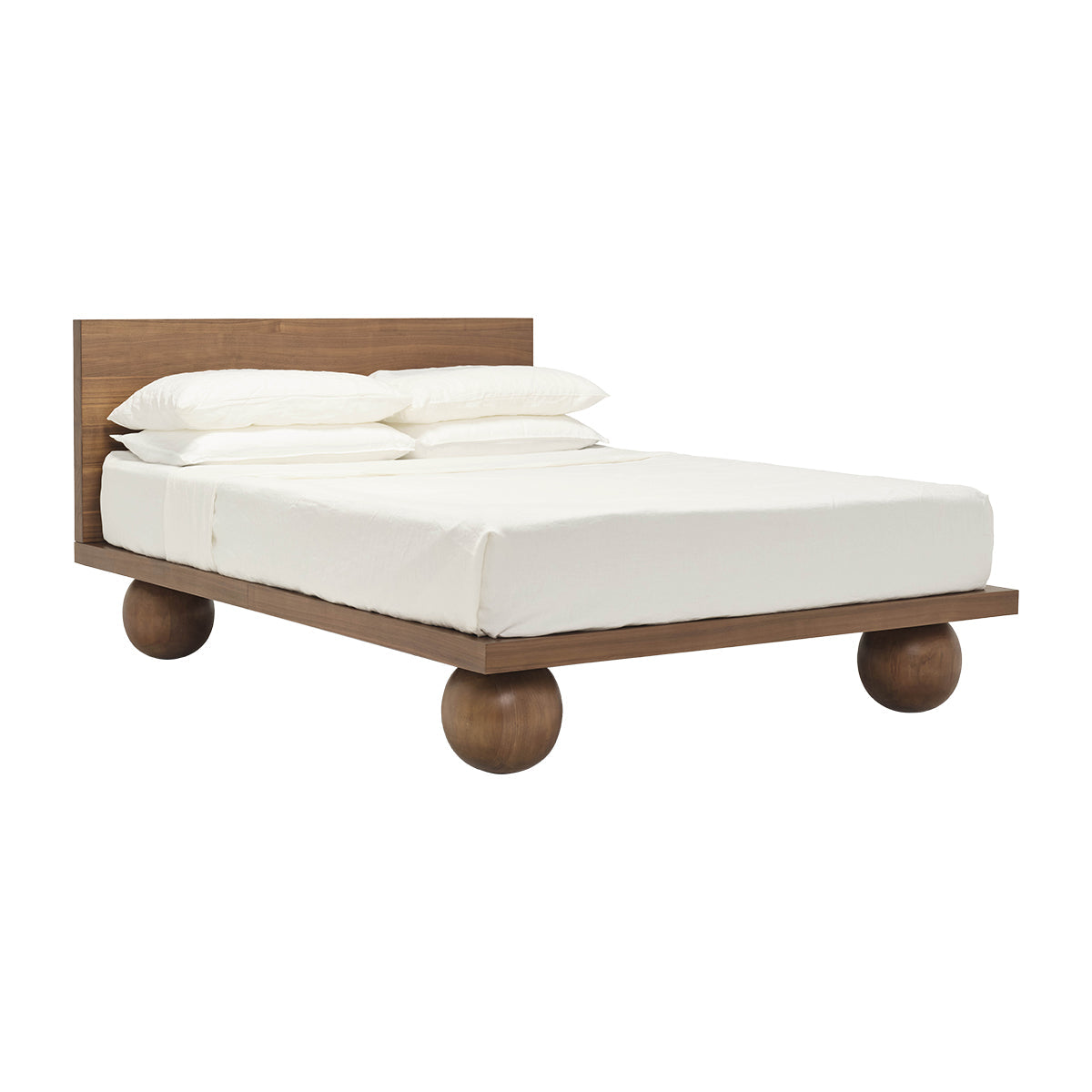 Yoko Queen Bed (Walnut Natural)