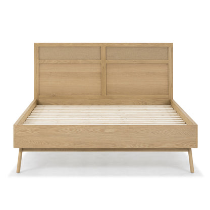 Arigato Timber Queen Bed (Oak)