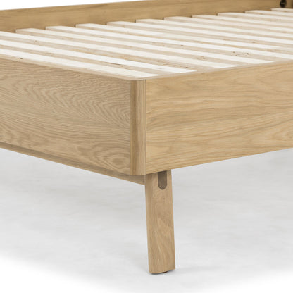 Arigato Timber Queen Bed (Oak)