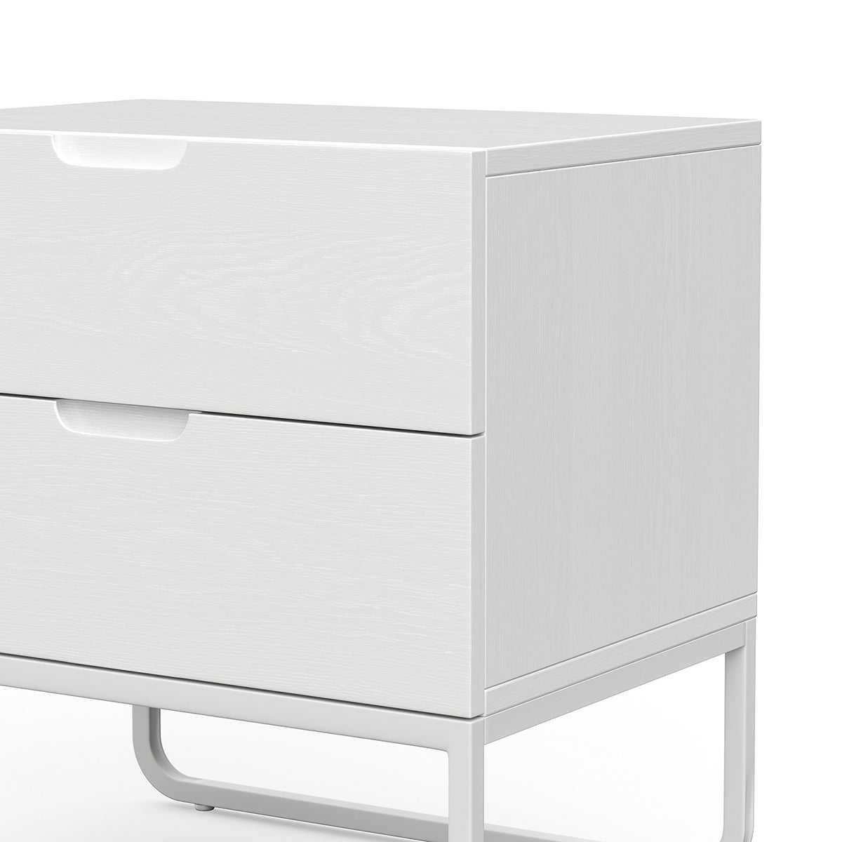 Mila 2-Drawer Bedside Table
