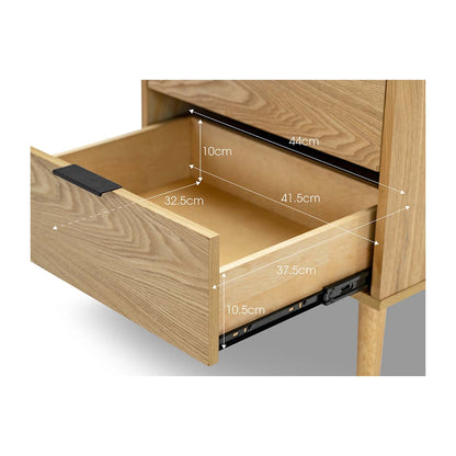 Reese 2 Drawer Bedside Table