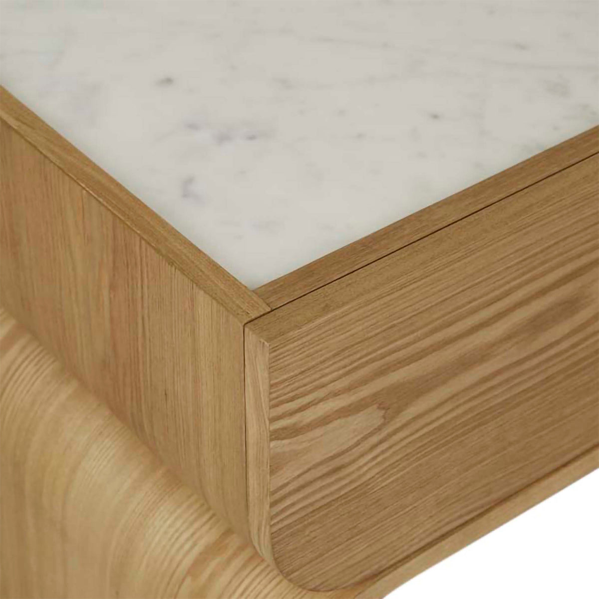 Artie Arc Marble Bedside
