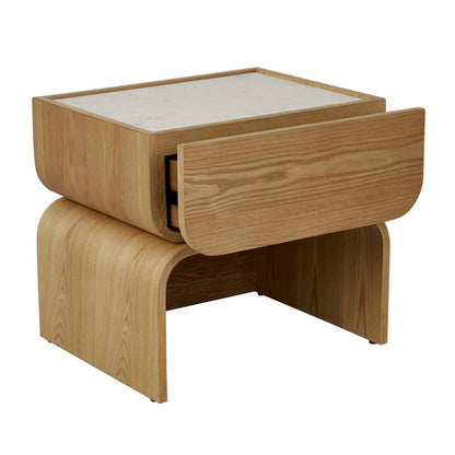 Artie Arc Marble Bedside