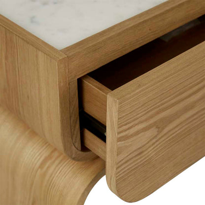 Artie Arc Marble Bedside