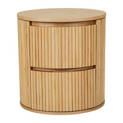Benjamin Ripple Round Bedside Table