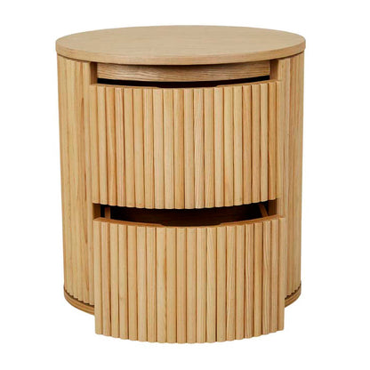 Benjamin Ripple Round Bedside Table