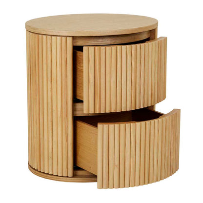 Benjamin Ripple Round Bedside Table