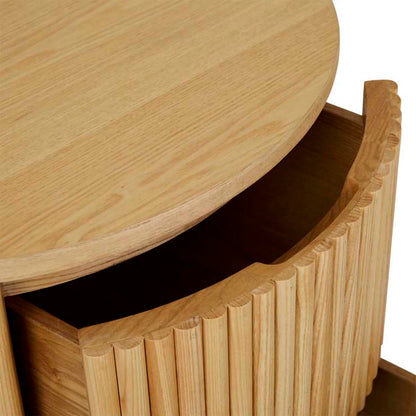 Benjamin Ripple Round Bedside Table