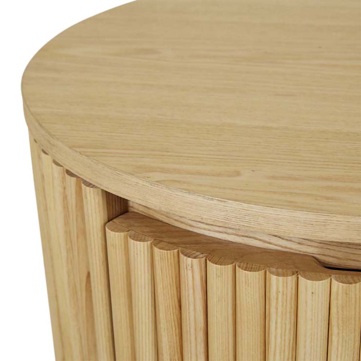 Benjamin Ripple Round Bedside Table