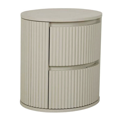 Benjamin Ripple Round Bedside Table