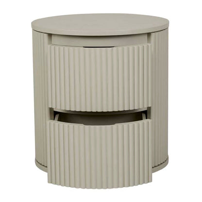 Benjamin Ripple Round Bedside Table