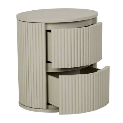 Benjamin Ripple Round Bedside Table