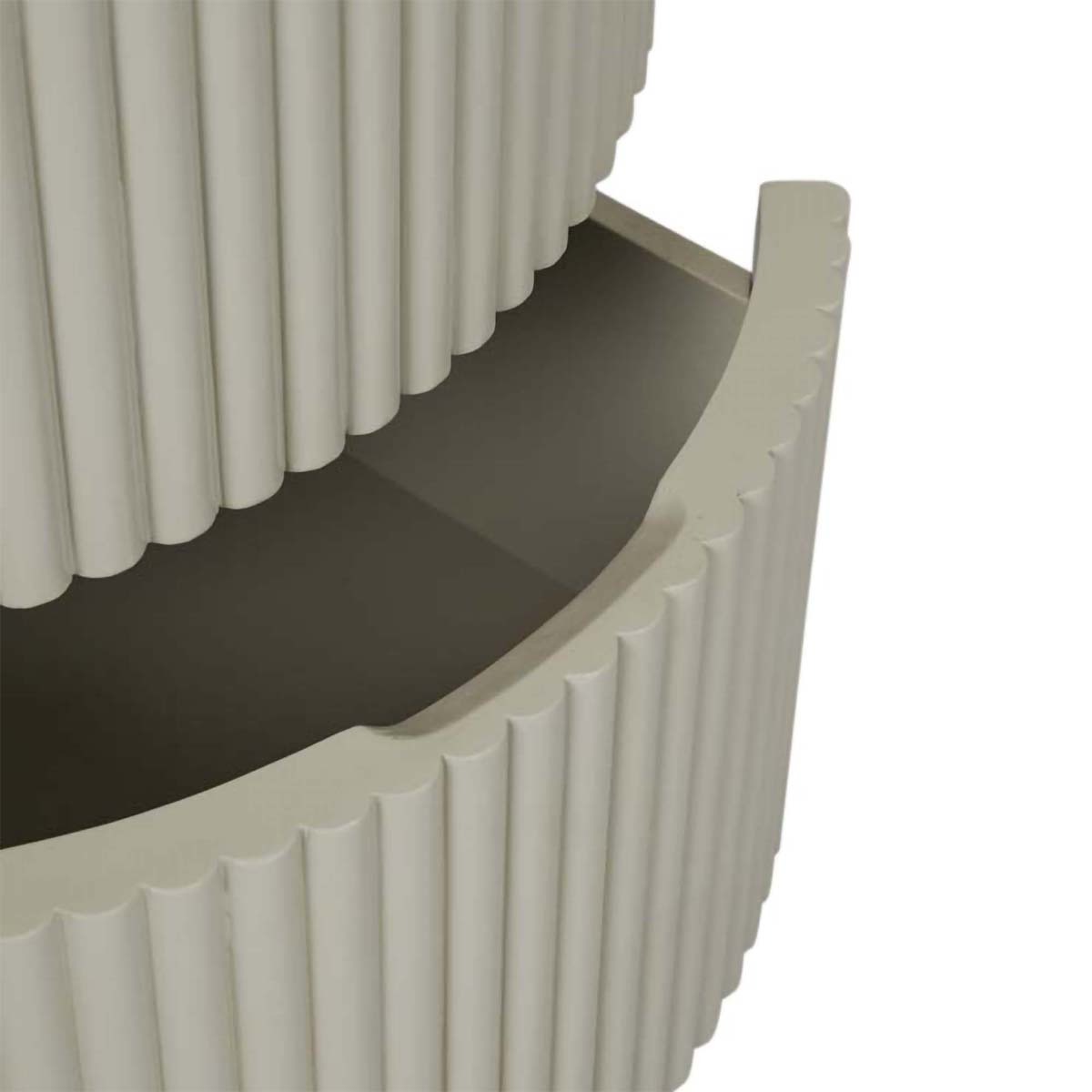 Benjamin Ripple Round Bedside Table