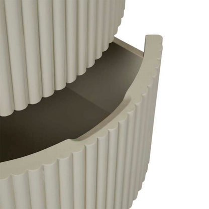 Benjamin Ripple Round Bedside Table