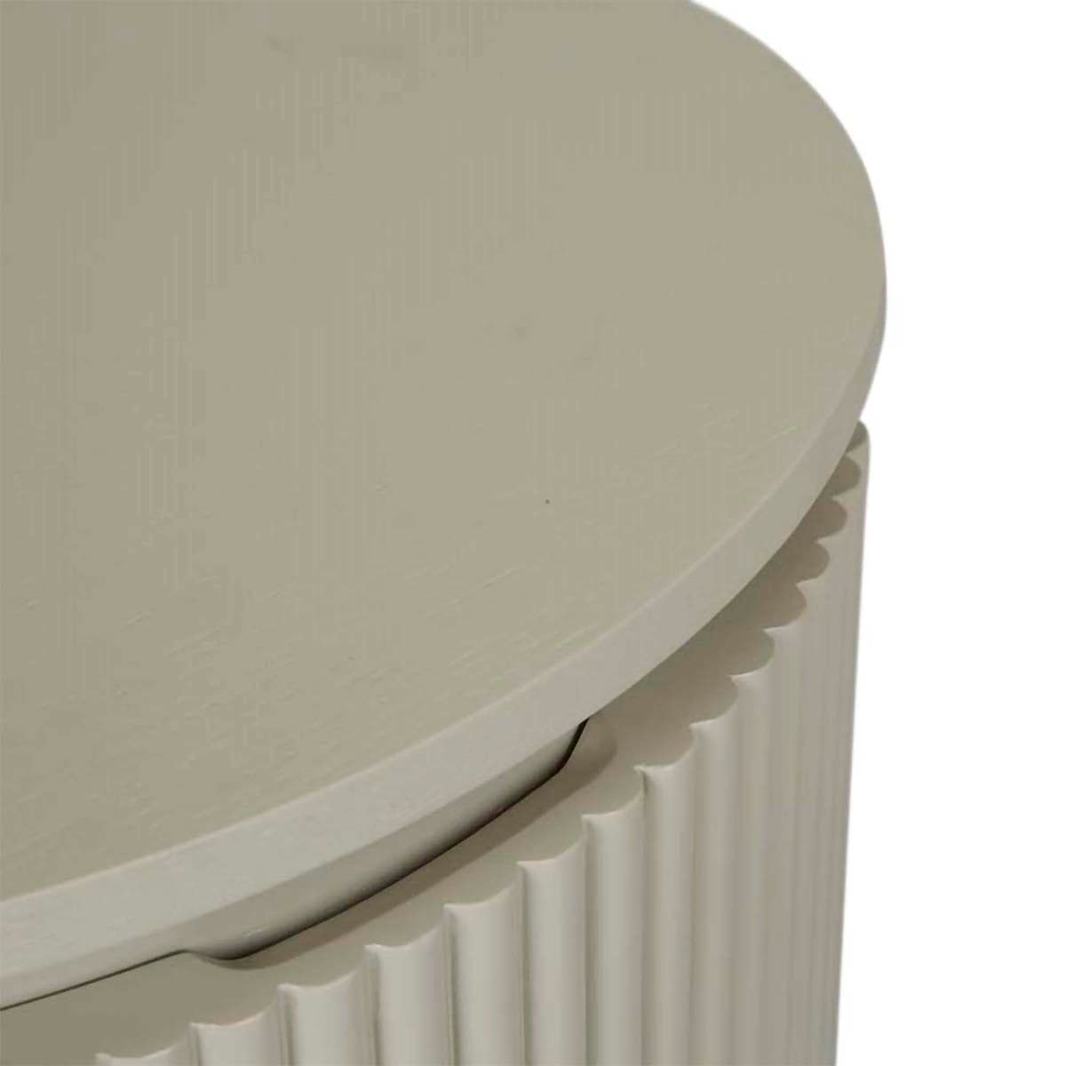 Benjamin Ripple Round Bedside Table