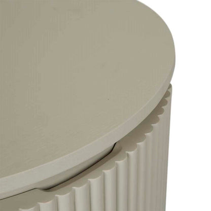Benjamin Ripple Round Bedside Table