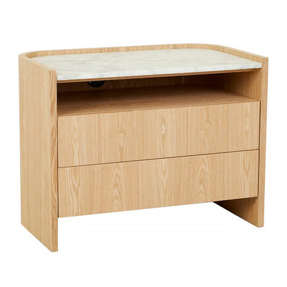 Elsie 2 Drawer Bedside Table