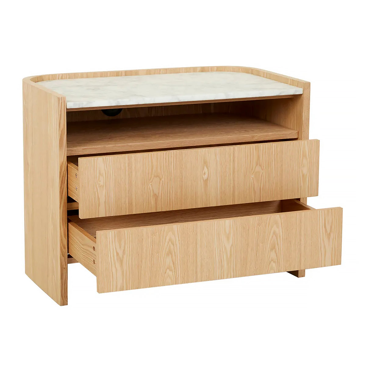 Elsie 2 Drawer Bedside Table