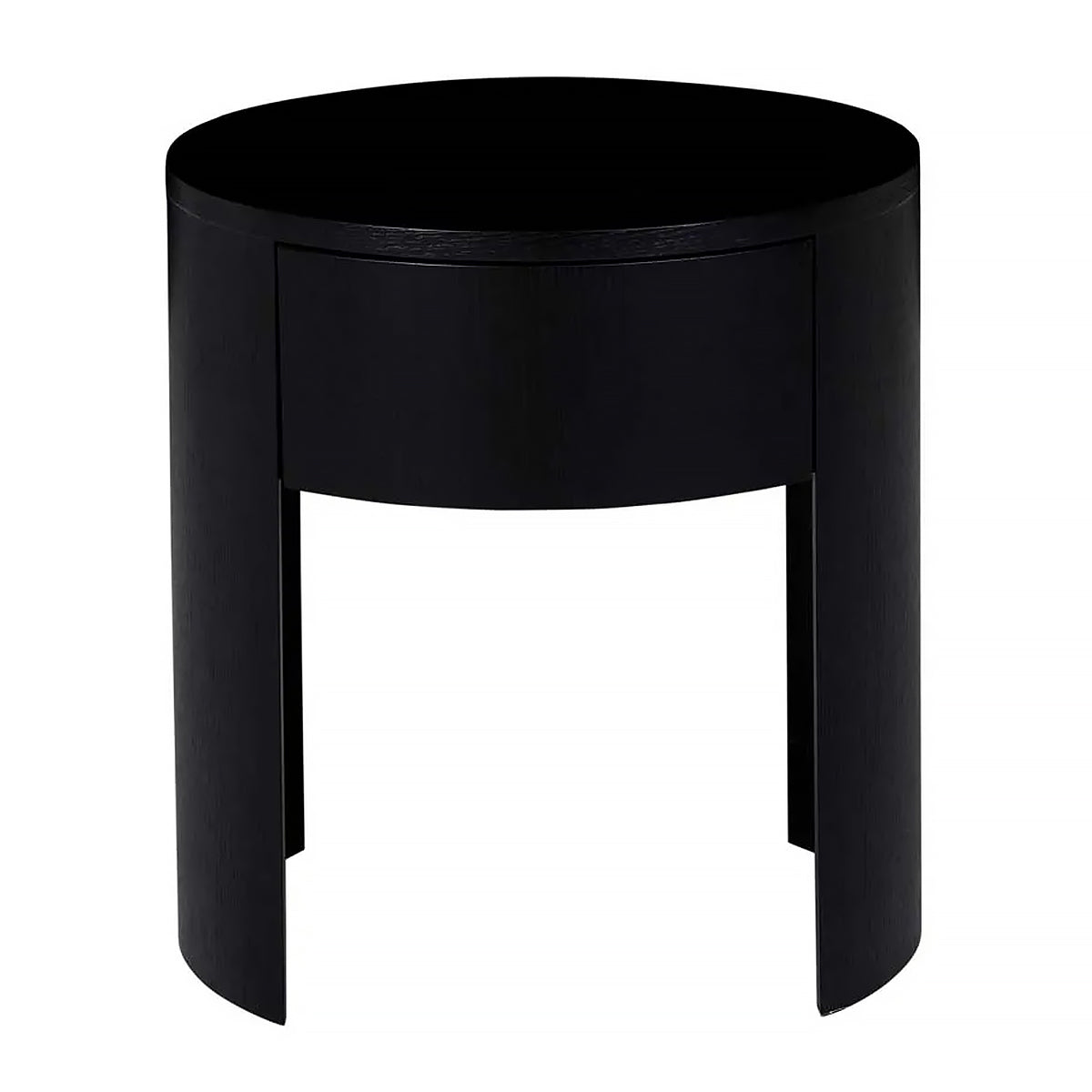 Oberon Crescent Bedside  Table