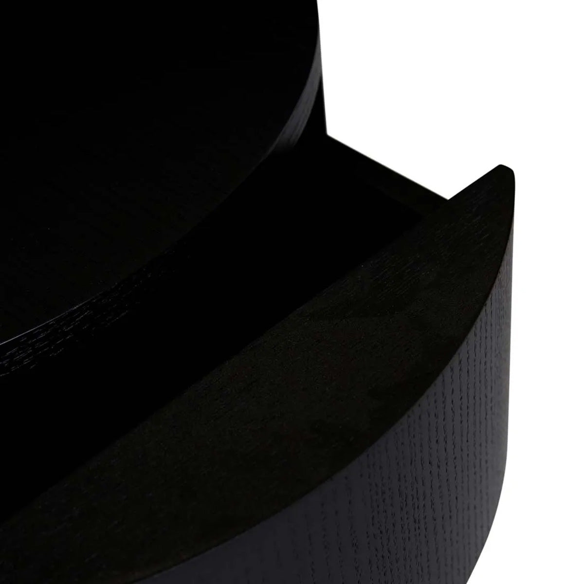 Oberon Crescent Bedside  Table