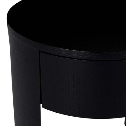 Oberon Crescent Bedside  Table