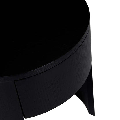 Oberon Crescent Bedside  Table