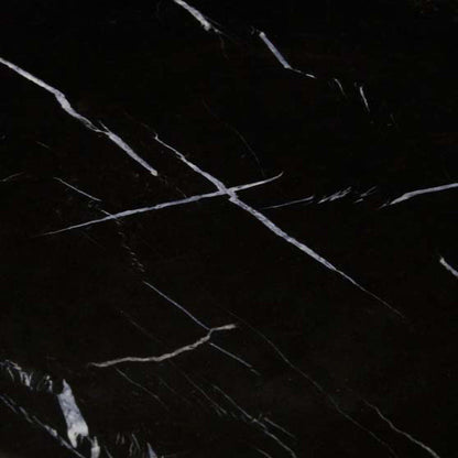 Oberon Crescent Marble Bedside Table