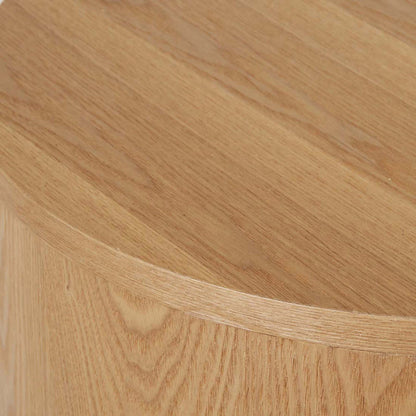 Oberon Crescent Bedside  Table