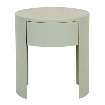 Oberon Crescent Bedside  Table