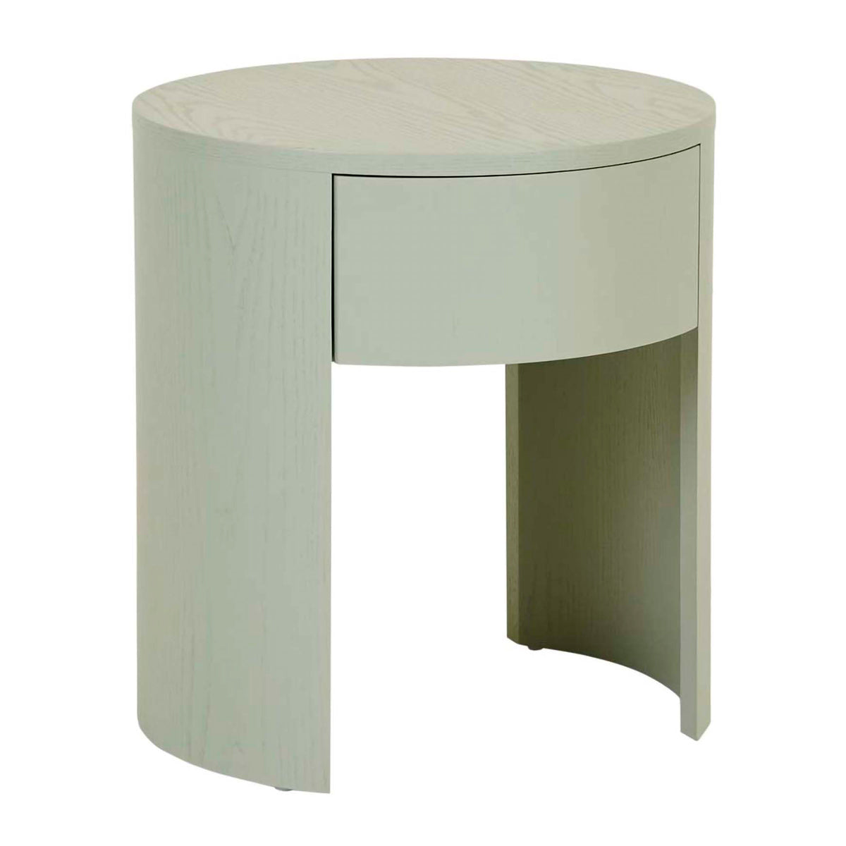 Oberon Crescent Bedside  Table
