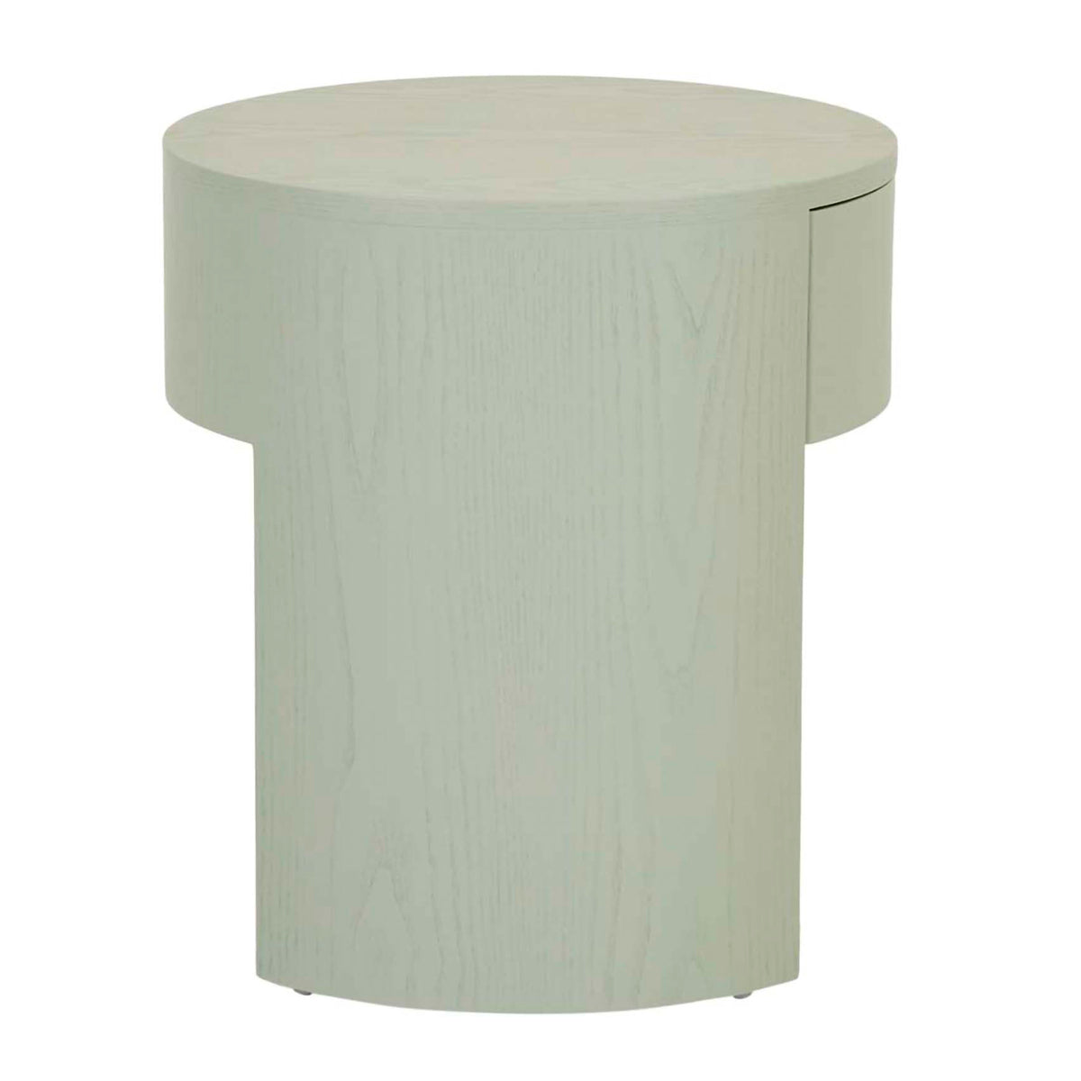 Oberon Crescent Bedside  Table